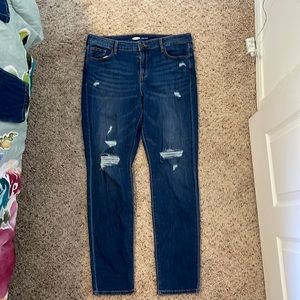 Old Navy Power Straight jeans 14 tall